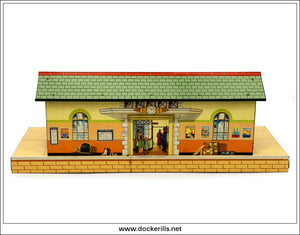 Hornby Trains 'O' Gauge No. 3 Station, A260, Meccano. Back.