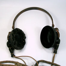 Vintage Set Of Bakelite Headphones.