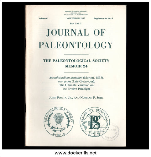 Ascaulocardium armatum (Morton, 1833)., New Genus (Late Cretaceous): The Ultimate Variation On The Bivalve Paradigm. by J. Pojeta Jr., & N.F. Sohl.