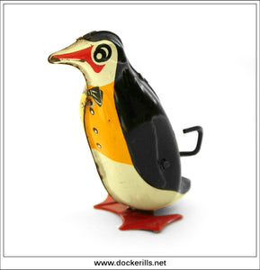 Penguin, Tin Plate Clockwork Novelty Toy, Joustra, France 2.