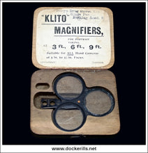 Klito Magnifiers. Vintage Portrait Lenses In Original Woodedn Box. Leviathan, London 2.