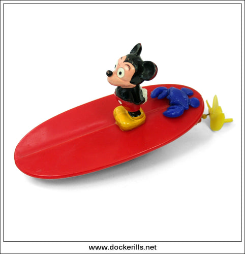 Mickey Mouse Rubber Band Powered Surfboard (Boat) Novelty Toy 1.
