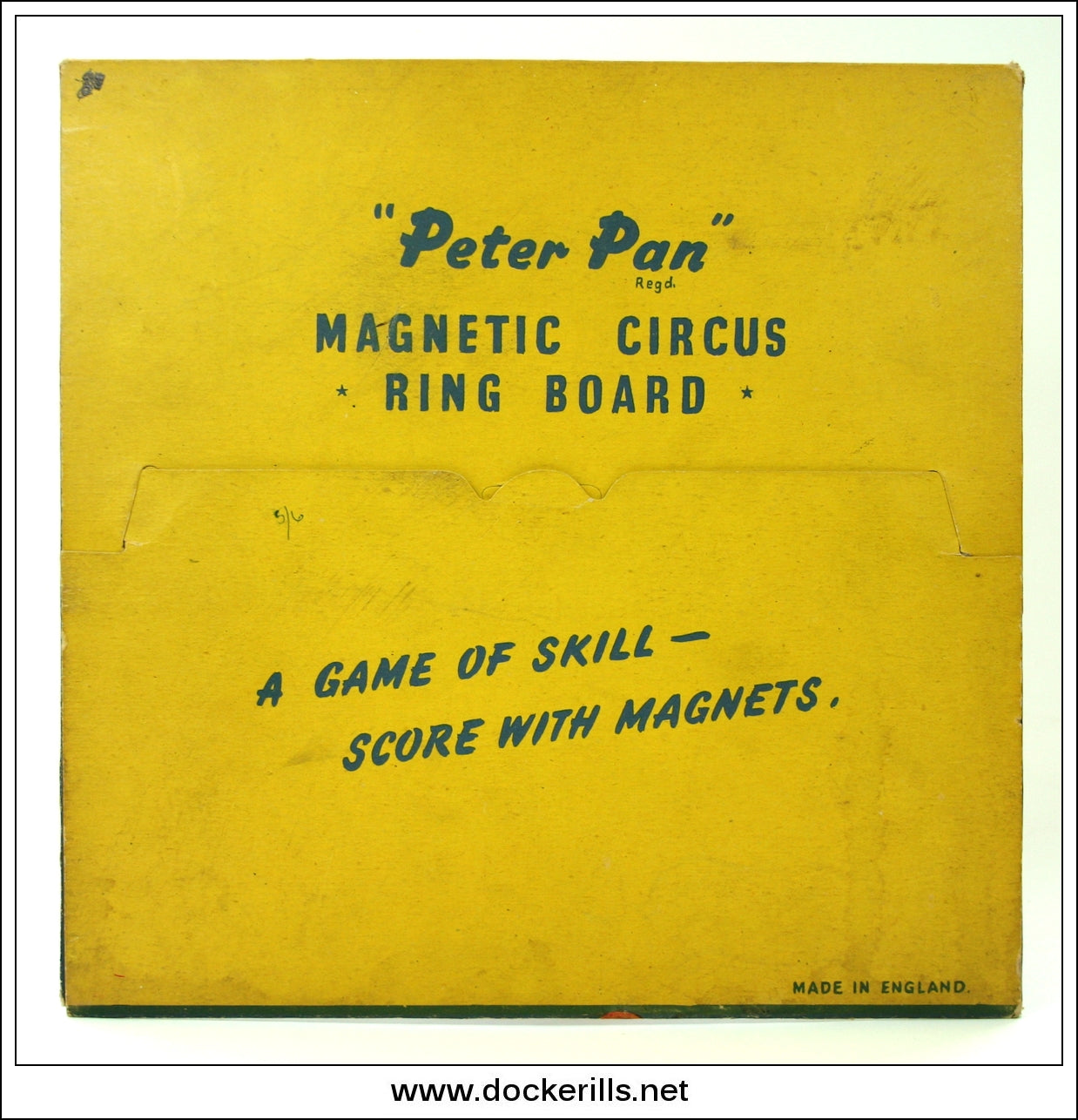 Vintage Peter Pan Regd., Magnetic Circus Ring Board. Hoopla Style Game ...