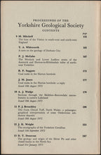 Proceedings of the Yorkshire Geological Society, Vol. 39, Part 2, 1972-73. Contents.