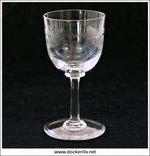 Set of Four Vintage / Antique Wine Glasses. B