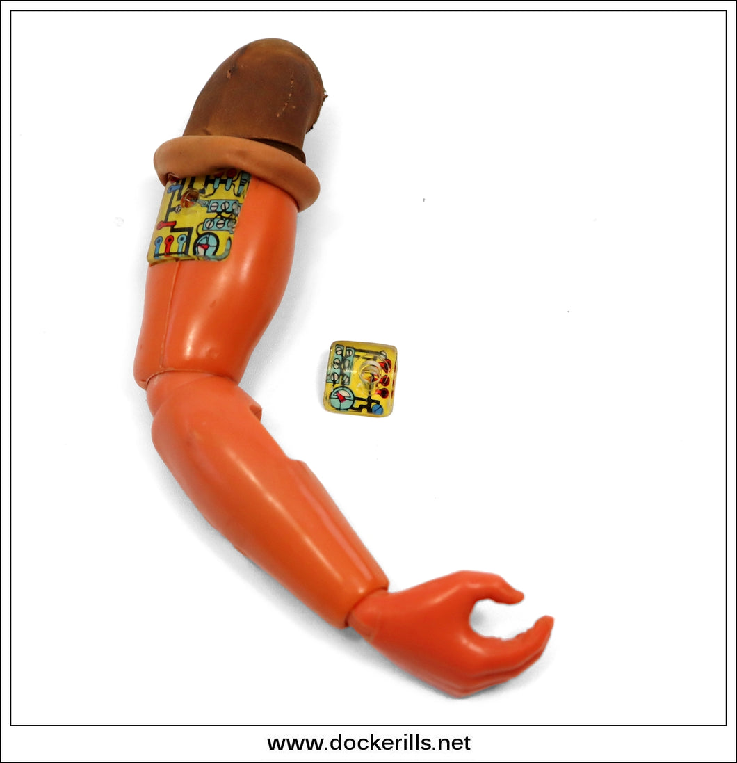 Kenner Six Million Dollar Man 13 Inch Figure - Bionic Arm With Chips - SPARE PARTS.