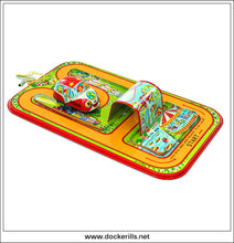 Playland Scooter. Vintage Tin Plate Clockwork Novelty Toy, T.P.S. Toplay Ltd., Japan 2.