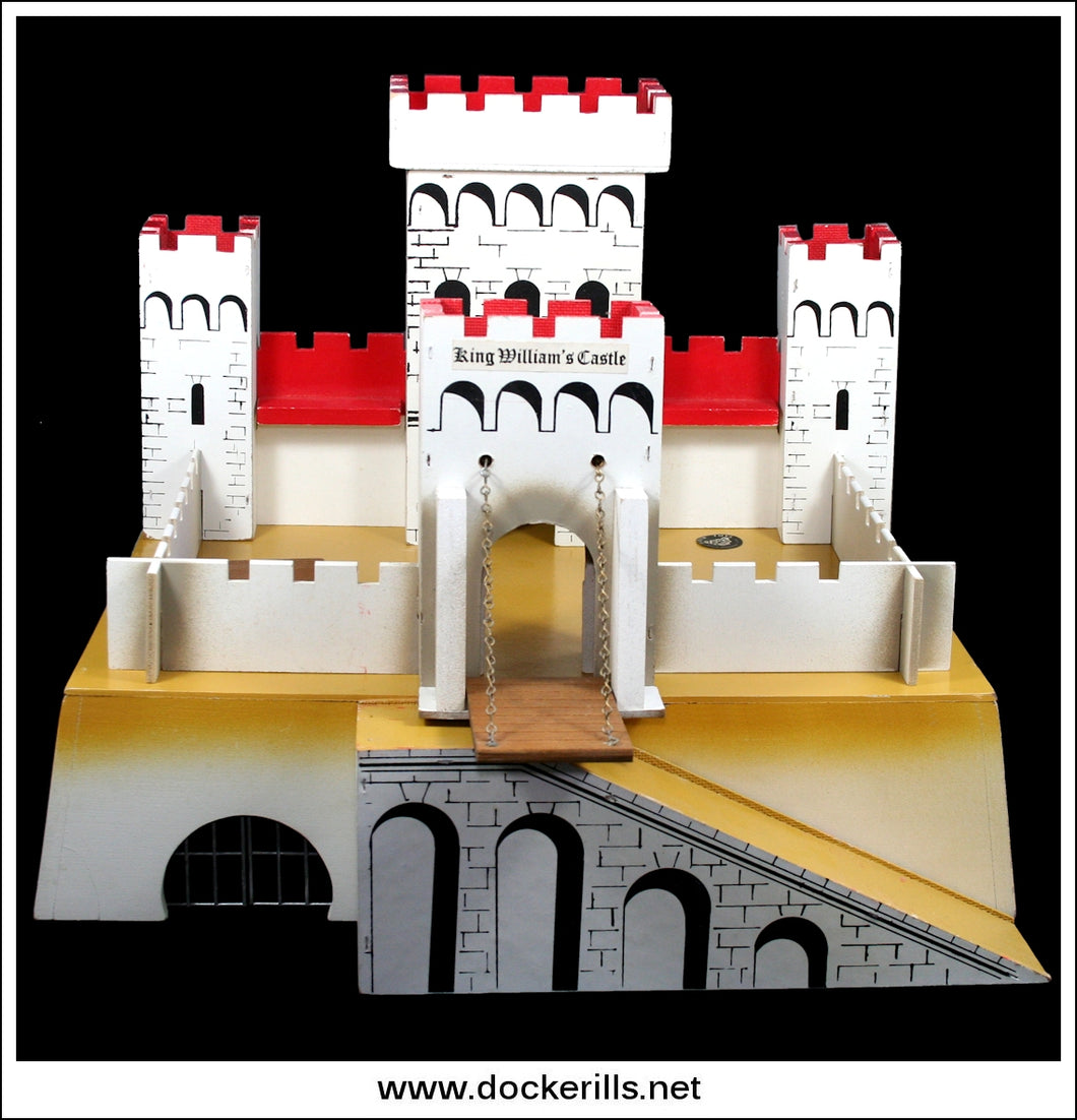 Vintage King Williams's Castle Toy Castle. Tiger Toy Co. Ltd. Boxed, Unused.