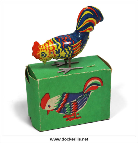 Pecking Chicken / Rooster, USSR. With Box.