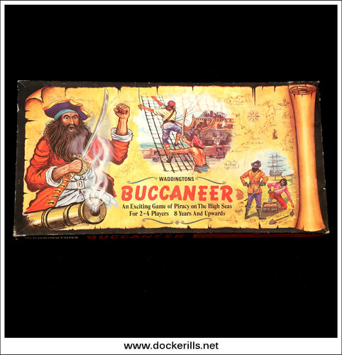 Waddingtons Buccaneer. Vintage Board Game, 1971 Edition. Box.