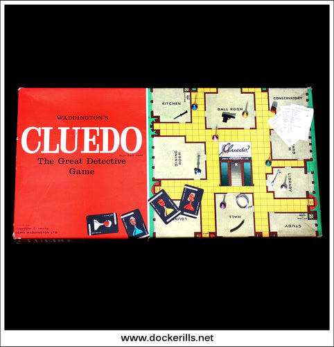 Waddingtons Cluedo. Vintage Board Game, 1975 Edition. Box.
