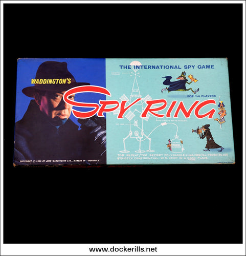 Waddingtons Spy Ring. Vintage Board Game, 1965 Edition. Box.