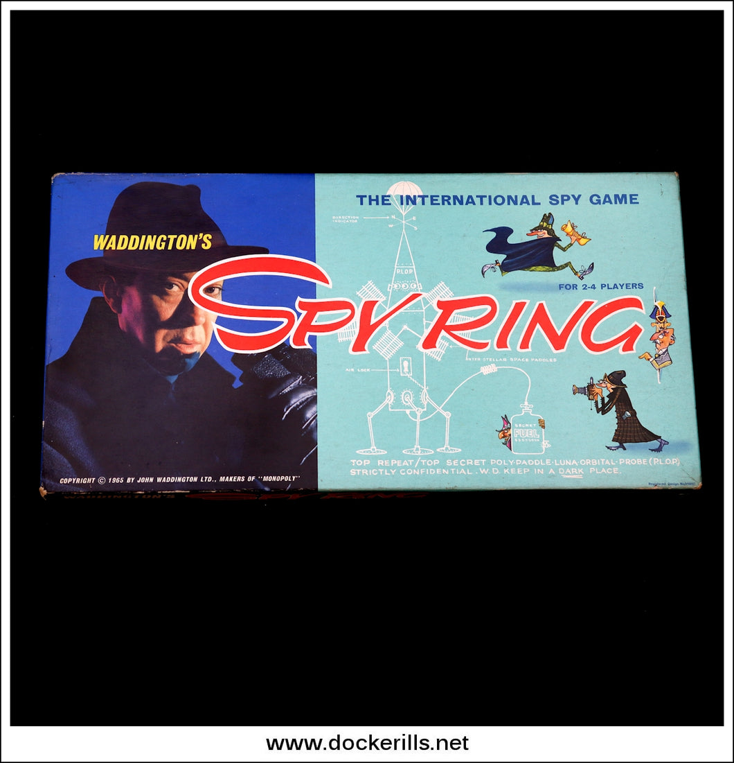 Waddingtons Spy Ring. Vintage Board Game, 1965 Edition. Box.