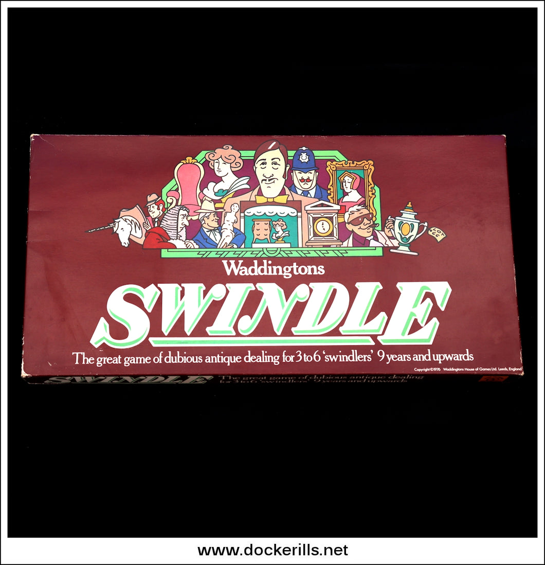 Waddingtons Swindle. Vintage Board Game, 1976 Edition. Box.