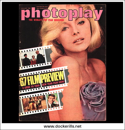 Photoplay Film Magazine, January, 1967, Vol. 18, No. 1. Virna Lisi Cover.