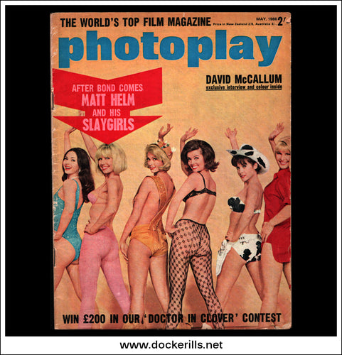 Photoplay Film Magazine, May, 1966, Vol. 17, No. 5. Cover - Matt Helm's 