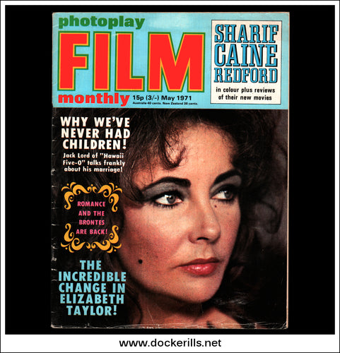 Photoplay Film Magazine, May, 1971, Vol. 22, No. 5. Elizabeth Taylor Cover.