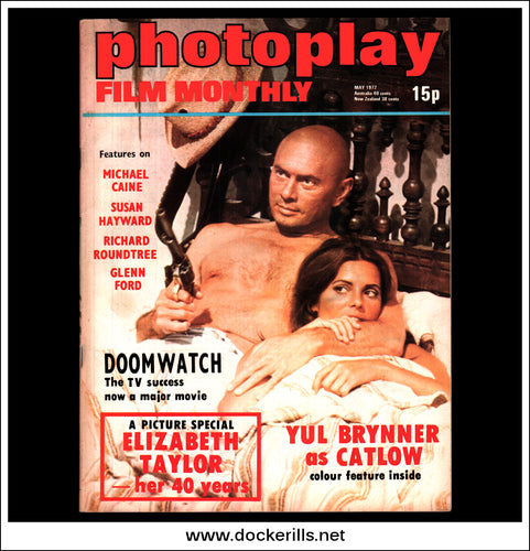 Photoplay Film Magazine, May, 1972, Vol. 23, No. 5. Cover - Yul Brynner / Catlow.