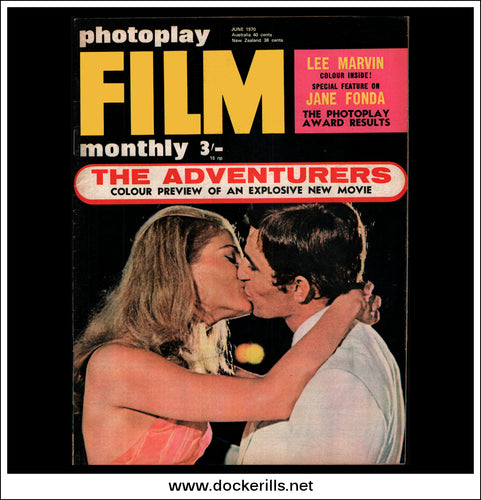 Photoplay Film Magazine, June, 1970, Vol. 21, No. 6.  The Adventurers Cover.