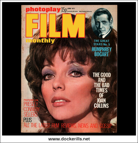 Photoplay Film Magazine, June, 1971, Vol. 22, No. 6. Joan Collins Cover.