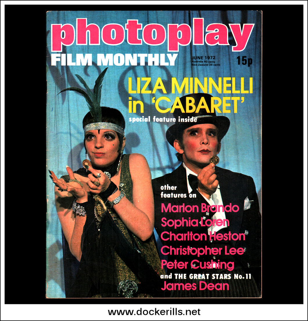 Photoplay Film Magazine, June, 1972, Vol. 23, No. 6. Cover - Liza Minnelli.