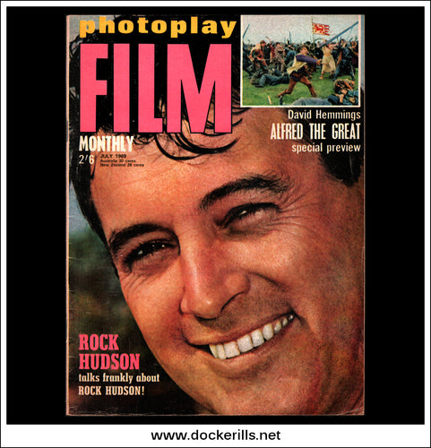 Photoplay Film Magazine, July, 1969, Vol. 20, No. 7. Rock Hudson Cover.