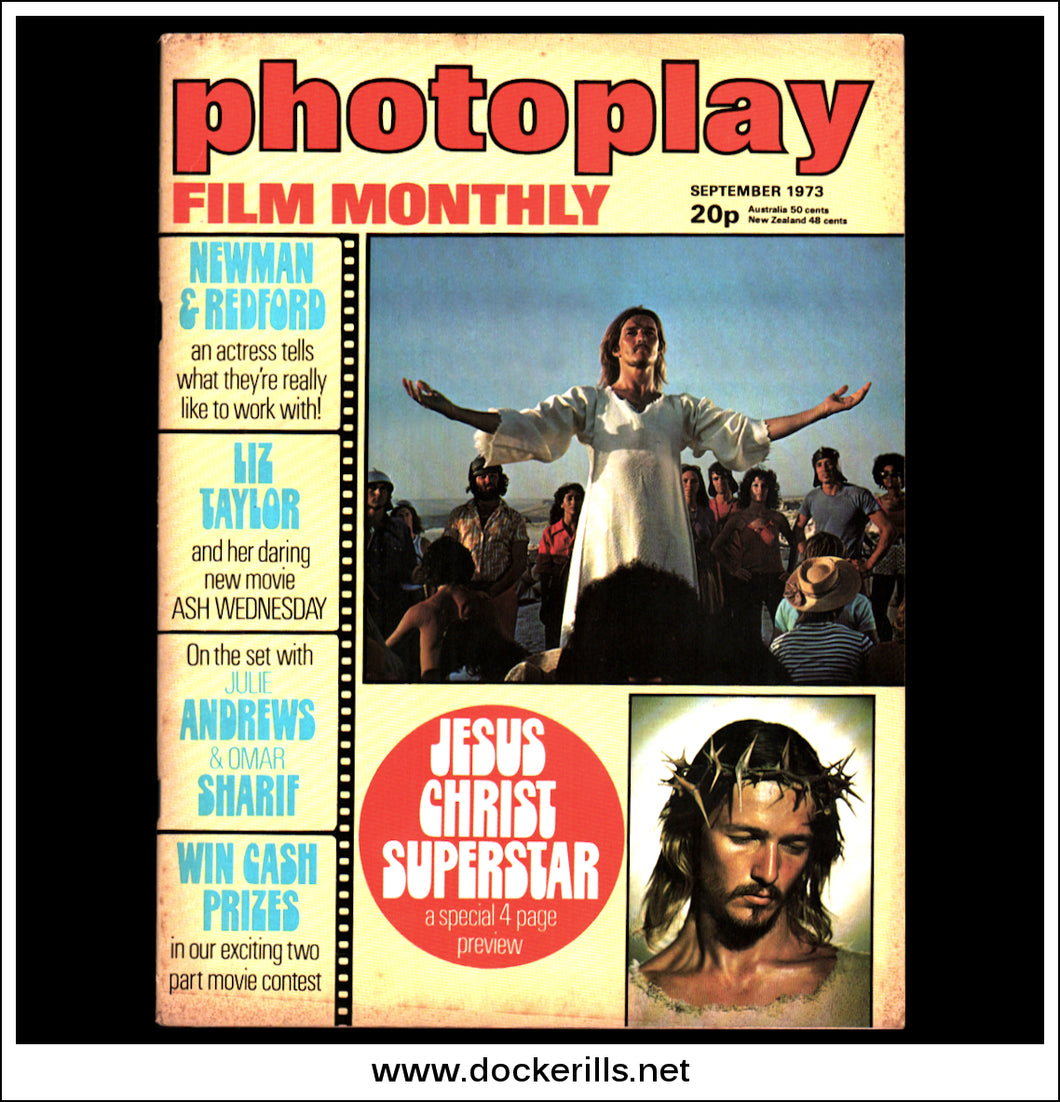 Photoplay Film Magazine, September, 1973, Vol. 24, No. 9. Cover - Jesus Christ Superstar.