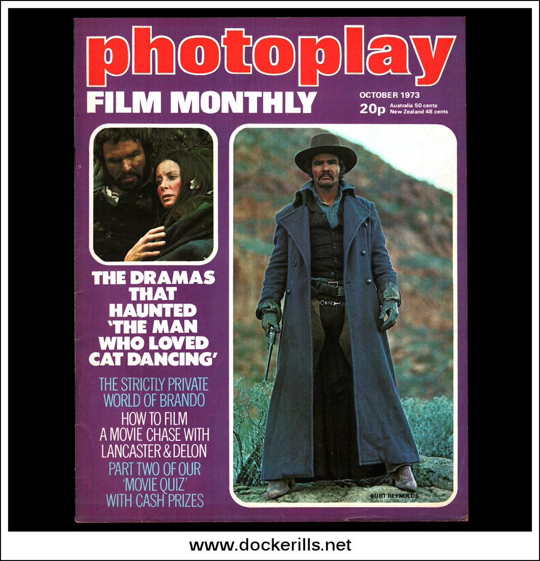 Photoplay Film Magazine, October, 1973, Vol. 24, No. 10. Cover - Burt Reynolds.