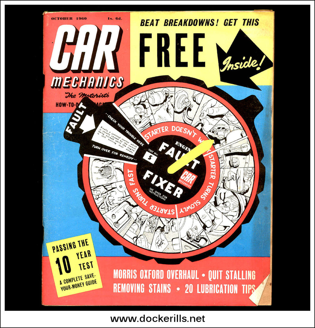 Car Mechanic Magazine October 1960. - Morris Oxford, Vauxhall Velox