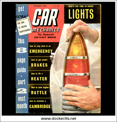Car Mechanic Magazine October 1961 - Austin Cambridge, S.V. Hillman