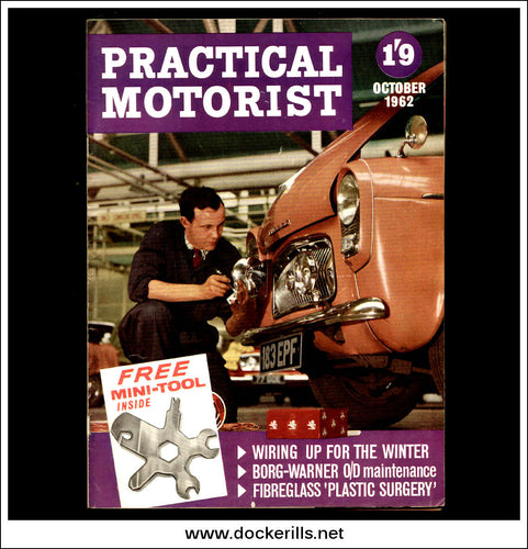 Practical Motorist Magazine October 1962 - Mini Vauxhall VX 4/90 Ginetta G4