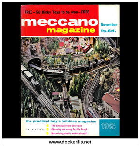 Meccano Magazine Vol. 50. No. 11 November 1965. Cover - Marklin Model Railway