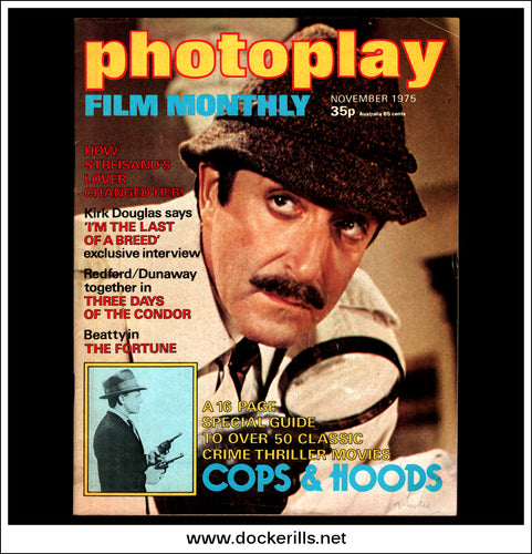 Photoplay Film Magazine, November, 1975, Vol. 26, No. 11. Cover - Peter Sellers / Pink Panther.