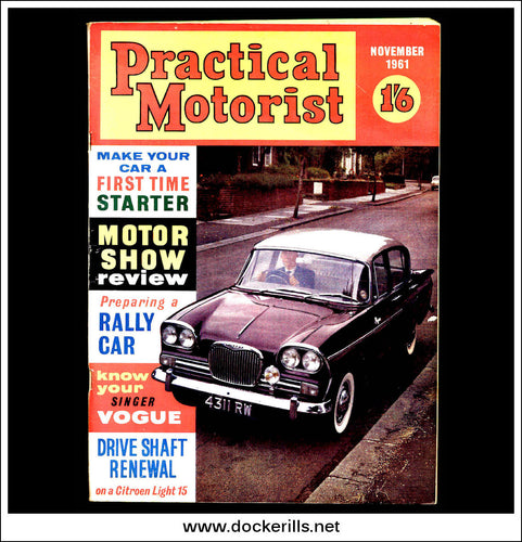 Practical Motorist Magazine November 1961