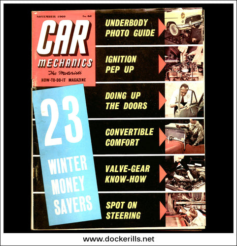 Car Mechanic Magazine November 1960. - Ford 100E