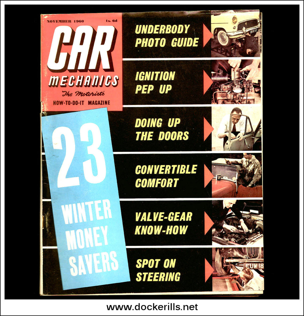 Car Mechanic Magazine November 1960. - Ford 100E