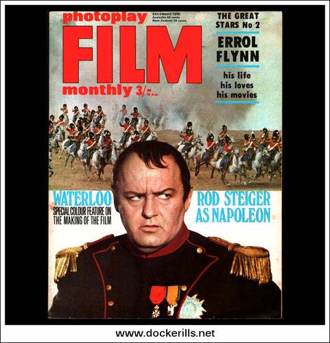 Photoplay Film Magazine, December, 1970, Vol. 21, No. 12.  Rod Steiger / Waterloo Cover.