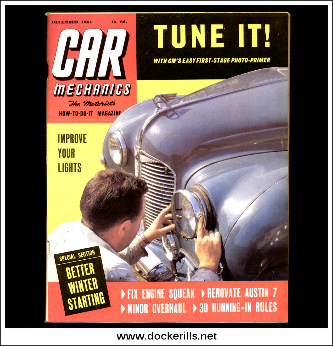 Car Mechanic Magazine December 1961. - Austin 7, Morris Minor