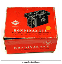 Vintage Agfa Rondinax 35U Developing Tank Box