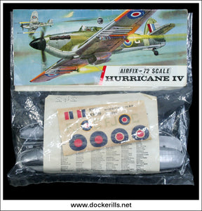 Buy Airfix Hawker Hurricane IV R.P. 1:72 Scale Kit. Vintage Red Stripe Bag.