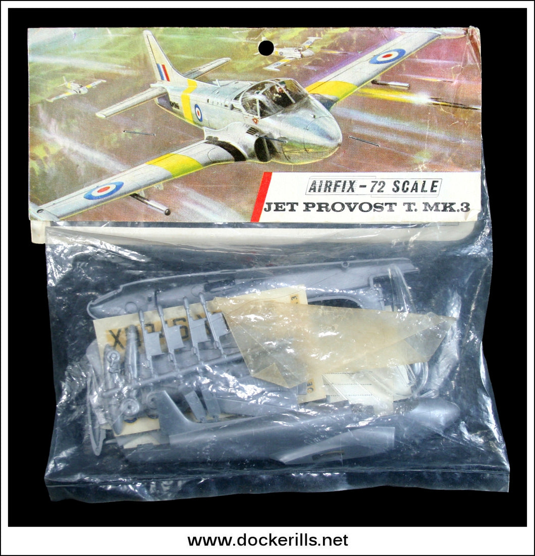 Buy Airfix Hunting Jet Provost T. MK. 3. 1:72 Scale Kit. Vintage Red Stripe Bag.