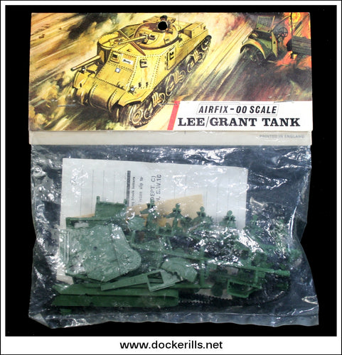 Buy Airfix Lee/Grant Tank OO Scale Kit. Vintage Red Stripe Bag.