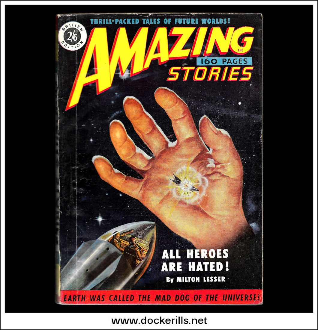 Amazing Stories No. 8 Science Fiction Magazine 1950 (British Edition)