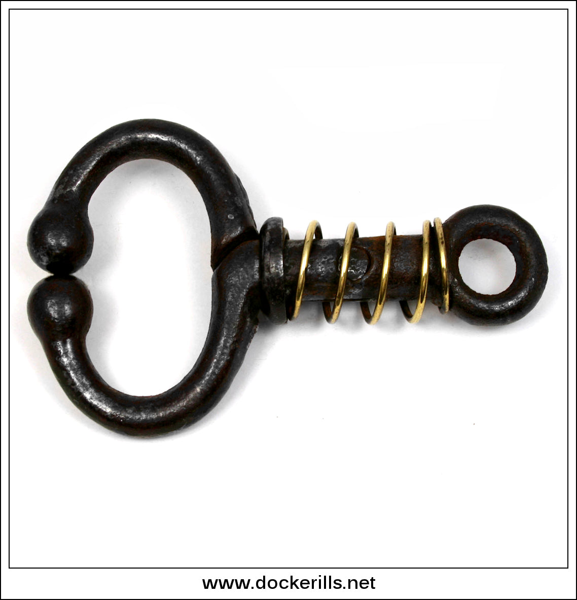Vintage / Antique Spring Loaded Bull Nose Ring / Leader / Tether. Iron ...