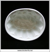 Antique Booths Blancmange Mould. One Pint Capacity. Oval 6.00 Inch Max. Dimension 1.