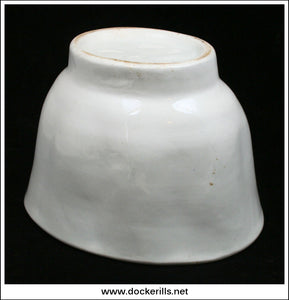 Antique Blancmange Mould. Three Pint Capacity. Oval 7.50 Inch Max. Dimension 2.