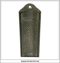 Antique Tin Ware Nutmeg Grater With Storage Compartment 1.