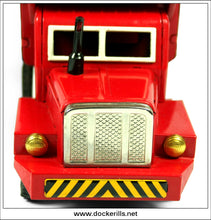 Dump Truck (Euclid). Vintage 1960's Tin Plate Battery Operated Toy, Asahi/Swallow Toys, Japan 4.