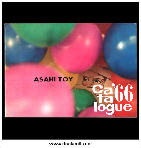 Original Vintage Catalogue / Brochure for Asahi Toy Co., Japan, 1966. Novelty Tin Plate Toys.