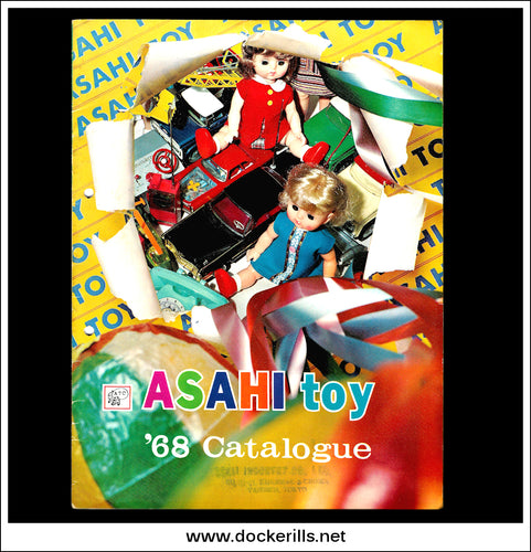 Vintage Sales Catalogue / Brochure for Asahi Toy Co. Ltd., 1968. Tin Plate Toys.